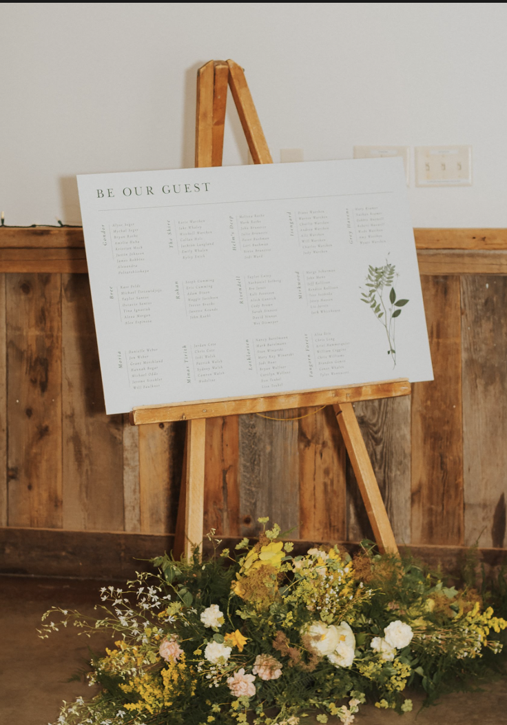 Large Wooden A-Frame Easel