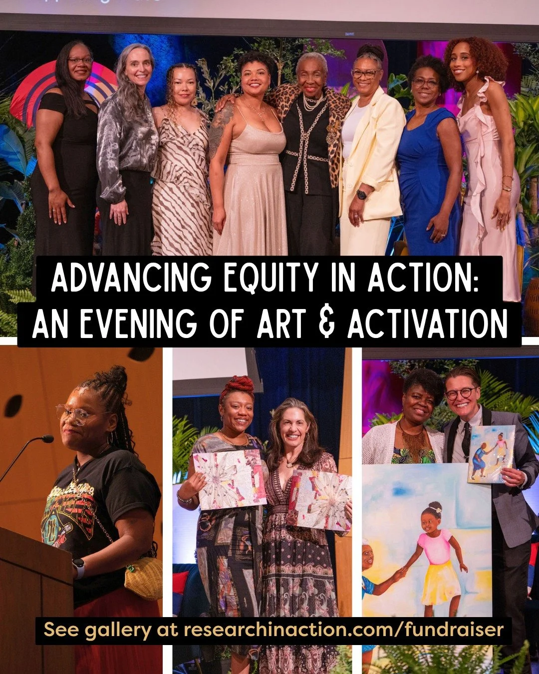 We are so so grateful to the nearly 100 community members, funders, nonprofit leaders and artists who made our Advancing Equity in Action fundraiser such a beautiful and inspiring event. Thanks to their generosity&mdash;and the generosity of our raff