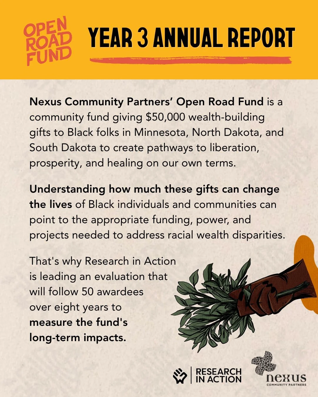 Through direct investment in descendants of the Transatlantic Slave Trade, the Open Road Fund (ORF) is shifting access to resources to support intergenerational wealth building and allow individuals and families to shape their futures on their own te