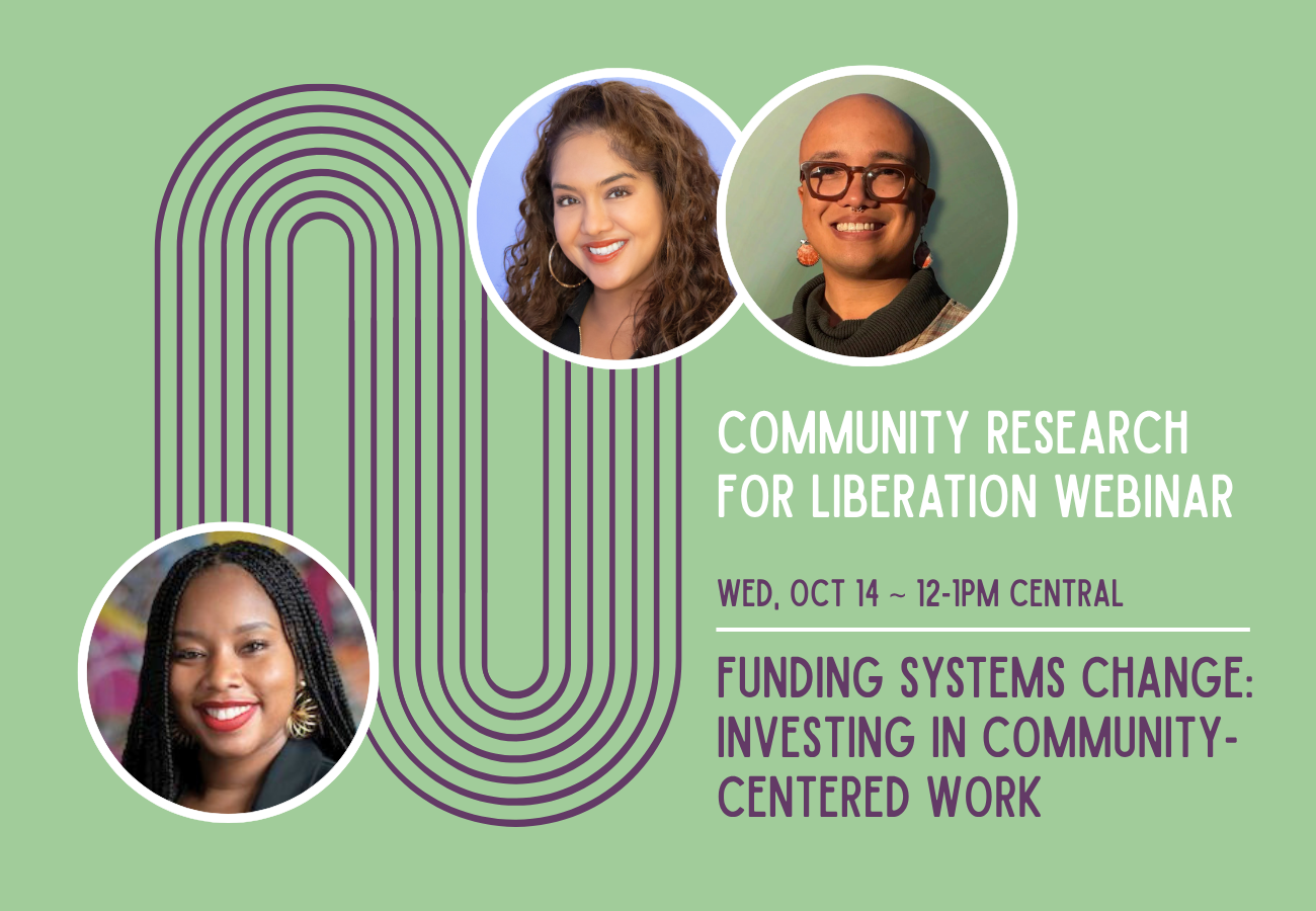 October Webinar: Funding Systems Change