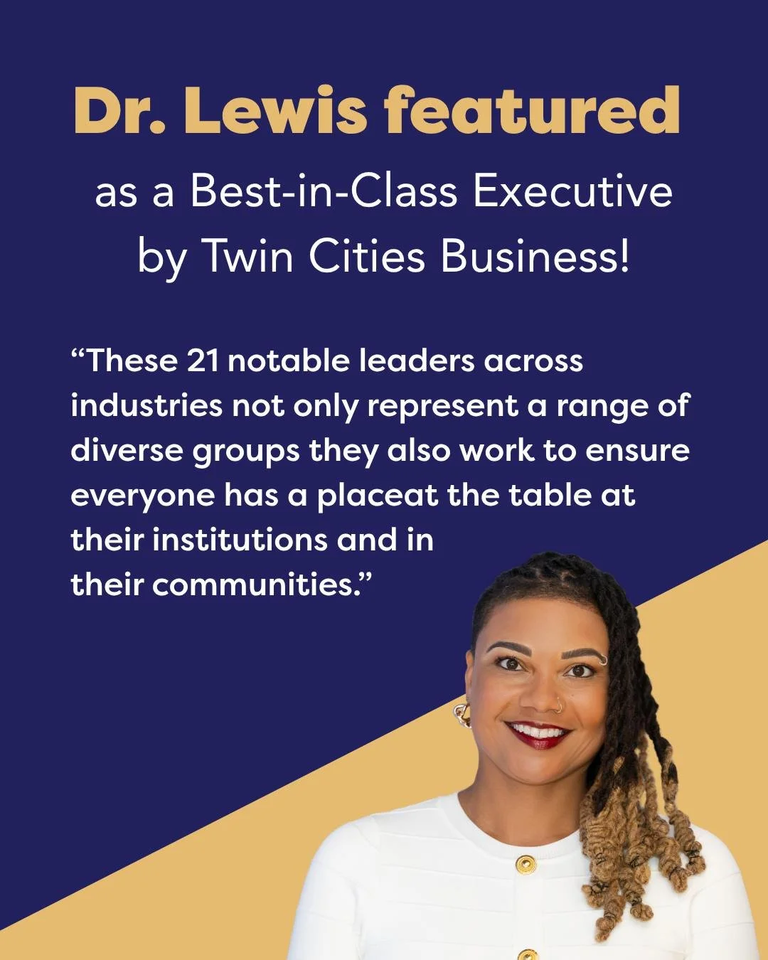 Thank you to @tcbmag for featuring RIA's Founder and CEO, Dr. Brittany Lewis, as a Notable Diverse Leader and Best-In-Class Executive! Check out their Oct-/Nov issue in print or online to read more! tcbmag.com