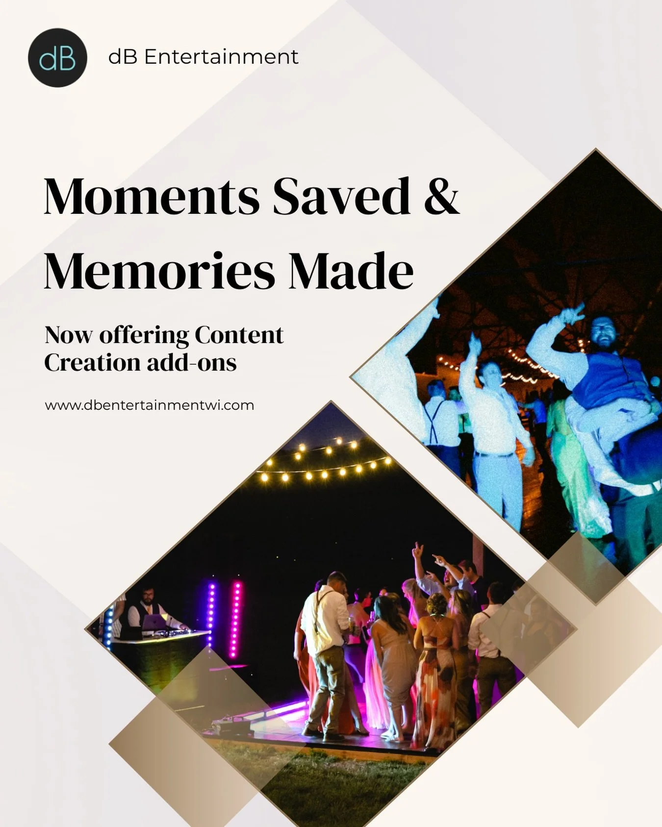 Now offering Wedding Content Creation! 💍📱 

What is a Wedding Content Creator? 👀 

A wedding content creator captures, crafts, and edits the best moments from your special day, with a focus geared towards sharing on social media platforms. We find