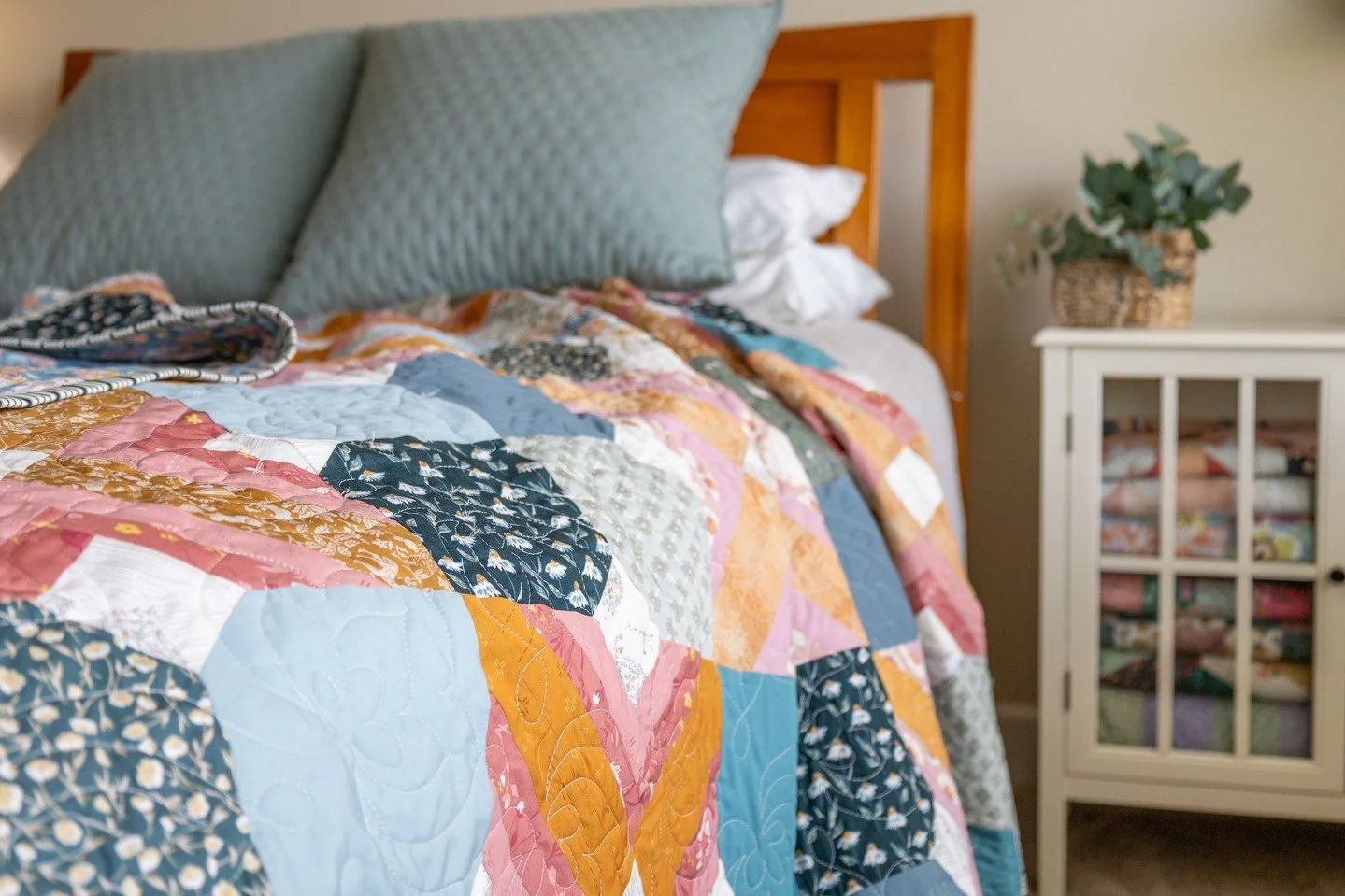 I love quilts most when they stop being &ldquo;projects&rdquo; and start becoming part of everyday life.

Dragged to movie night.
Wrapped around sleepy kids.
Folded at the end of a bed.
Left on the couch because someone uses it constantly.

That&rsqu