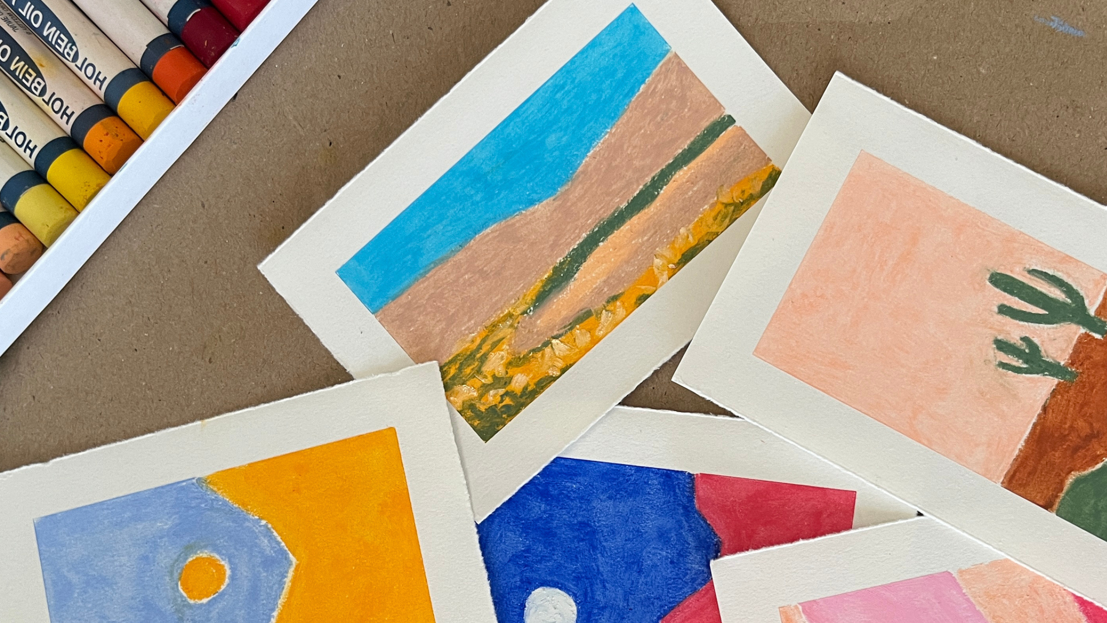 Daily Desert: Starting Your Own Daily Creative Practice with Oil Pastels