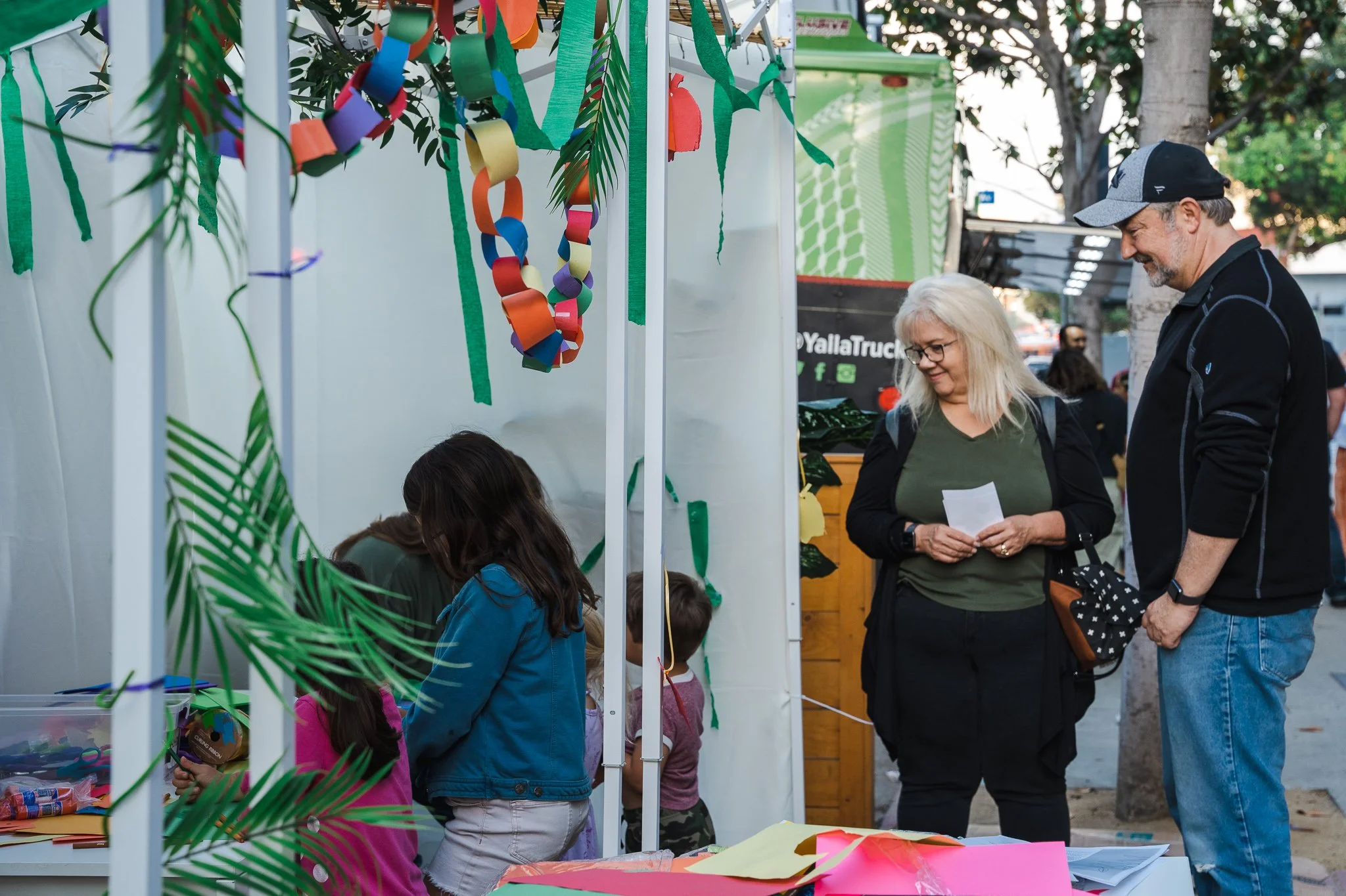 Upside Down Sukkot Celebration + Community Sukkah Building