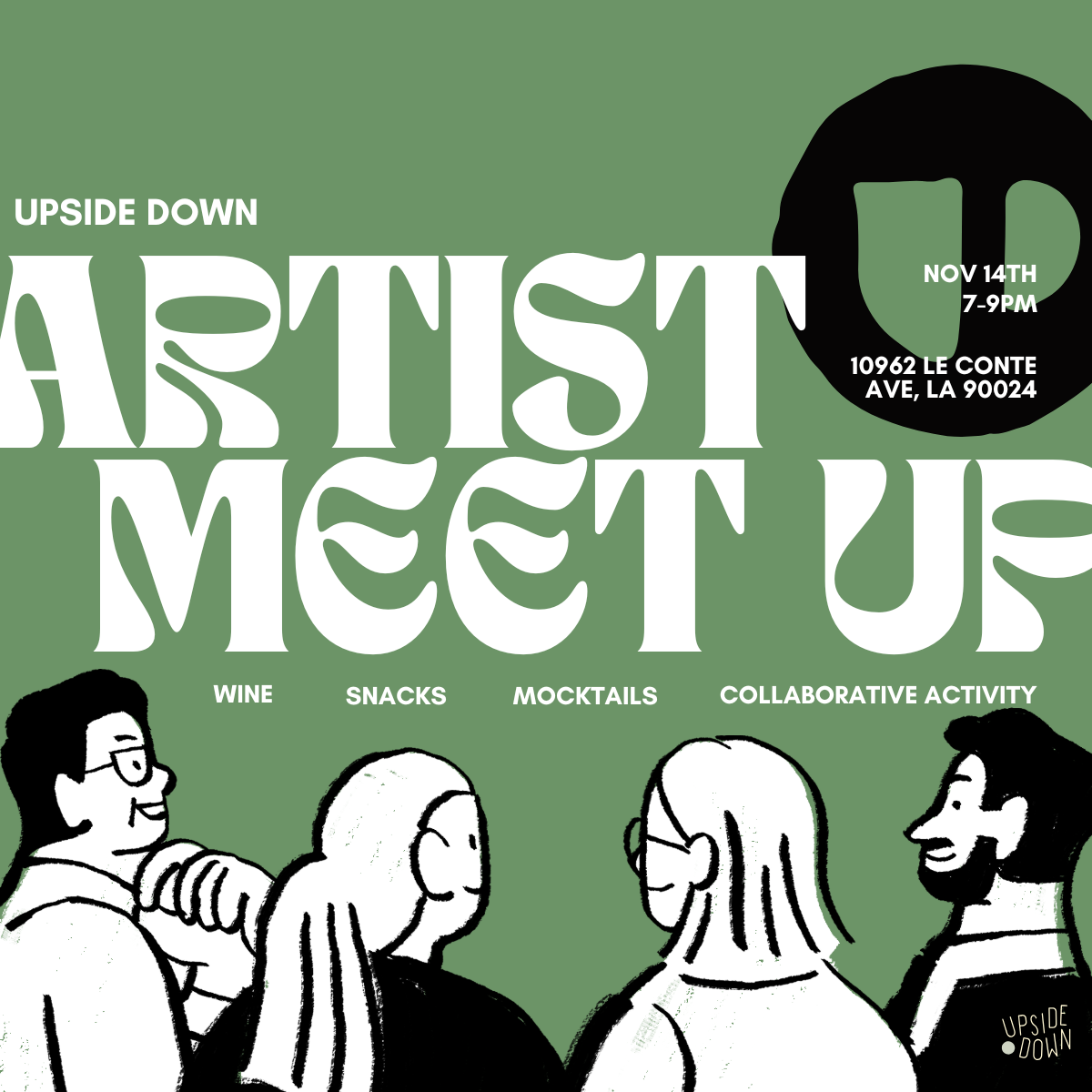 Upside Down Artist Meetup 