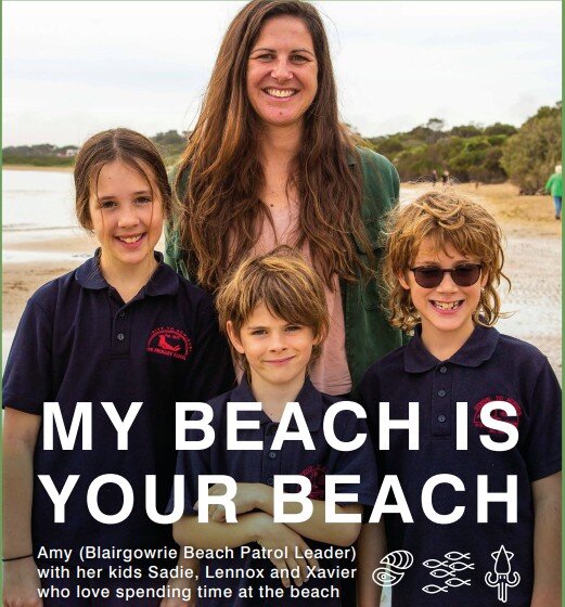 For National Volunteer Week we are shining a light on just a handful of the wonderful volunteers that help to make Whitecliffs Foreshore Reserve what it is.

This is Amy &amp; her family. Amy runs the @Blairgowrie 3942 Beach Patrol &amp; is also a me