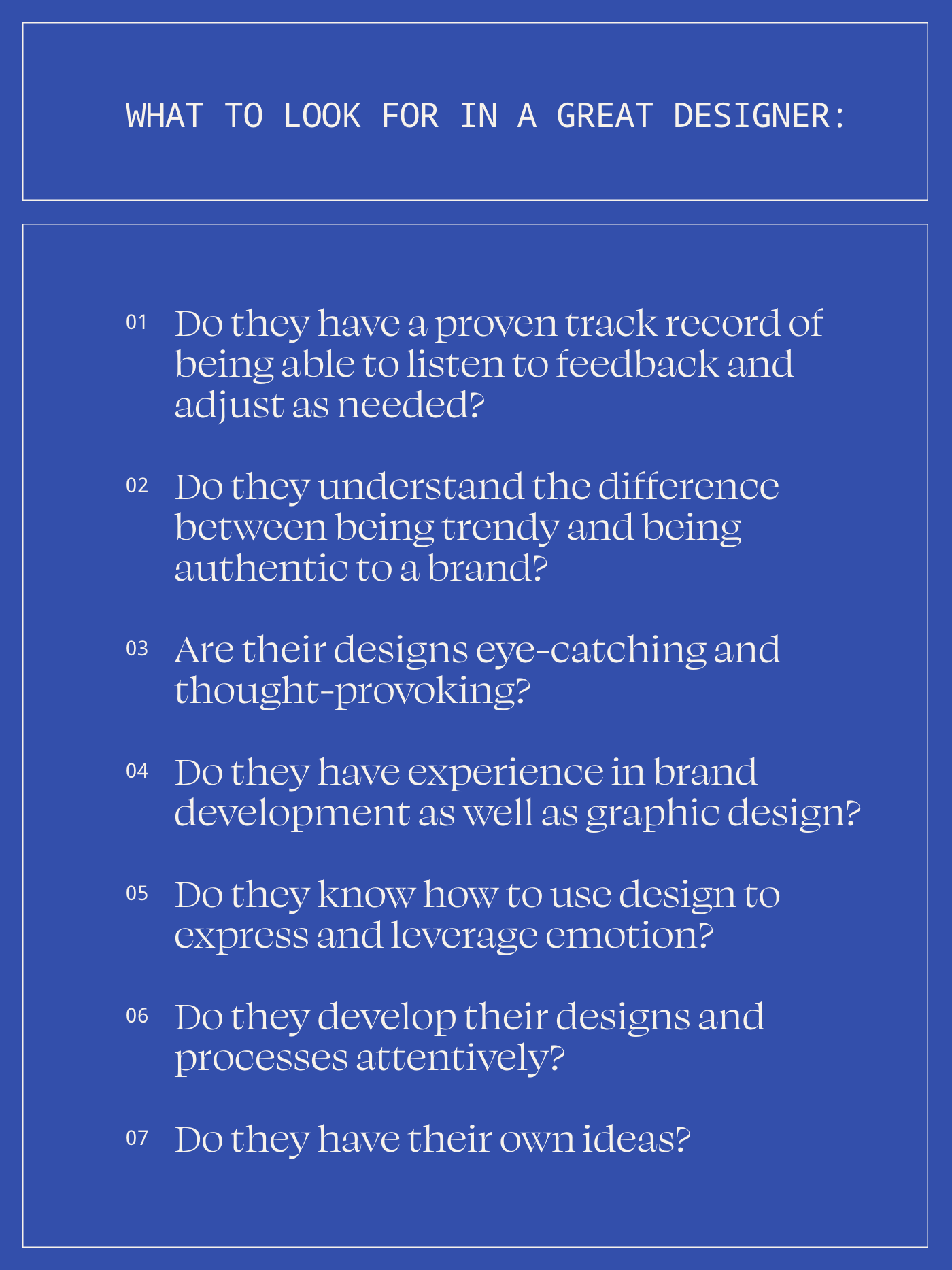 What Qualities Make A Great Designer Sereth what-qualities-make-a-great-designer-sereth