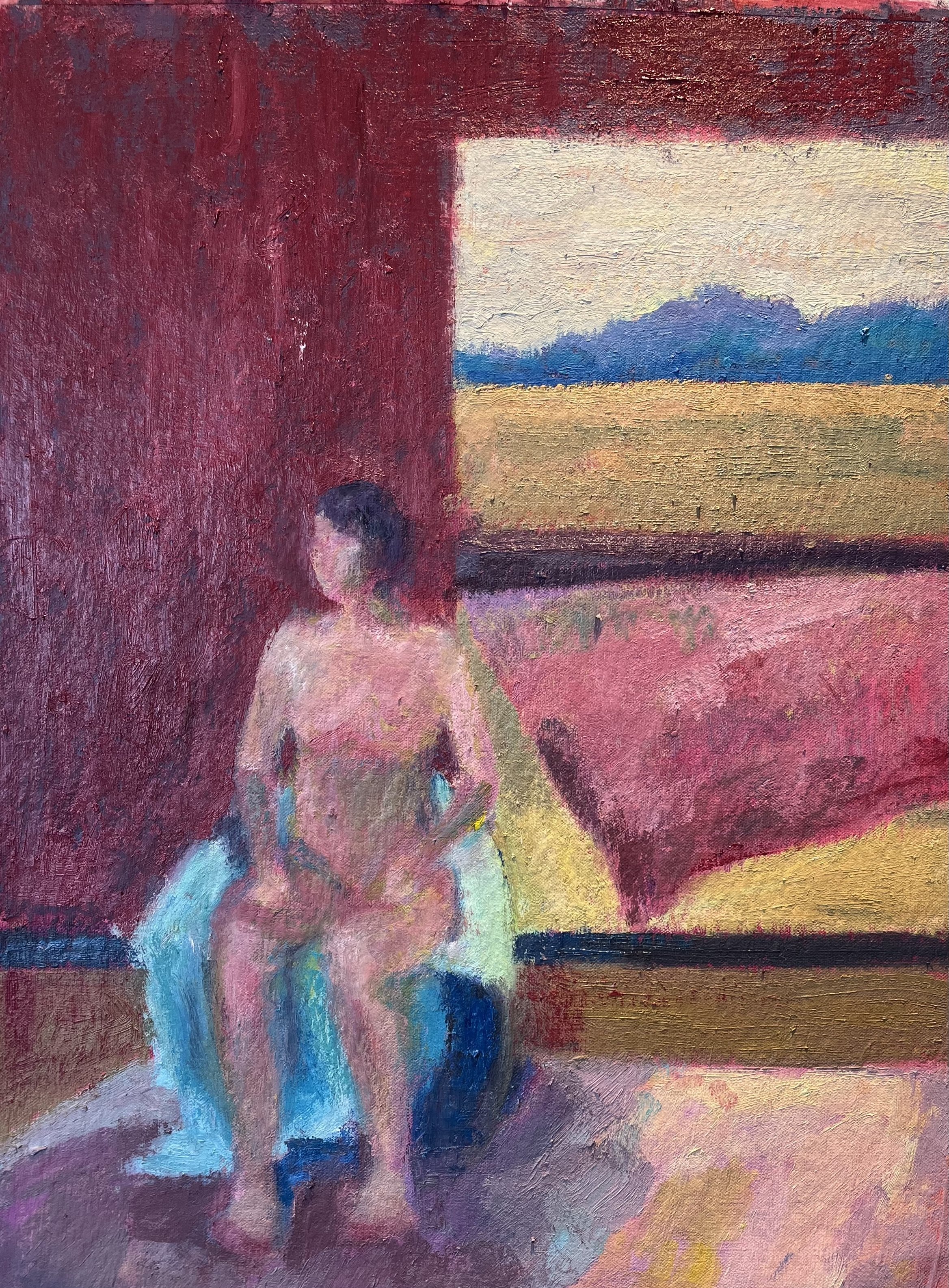 A figure in an old barn - 2026