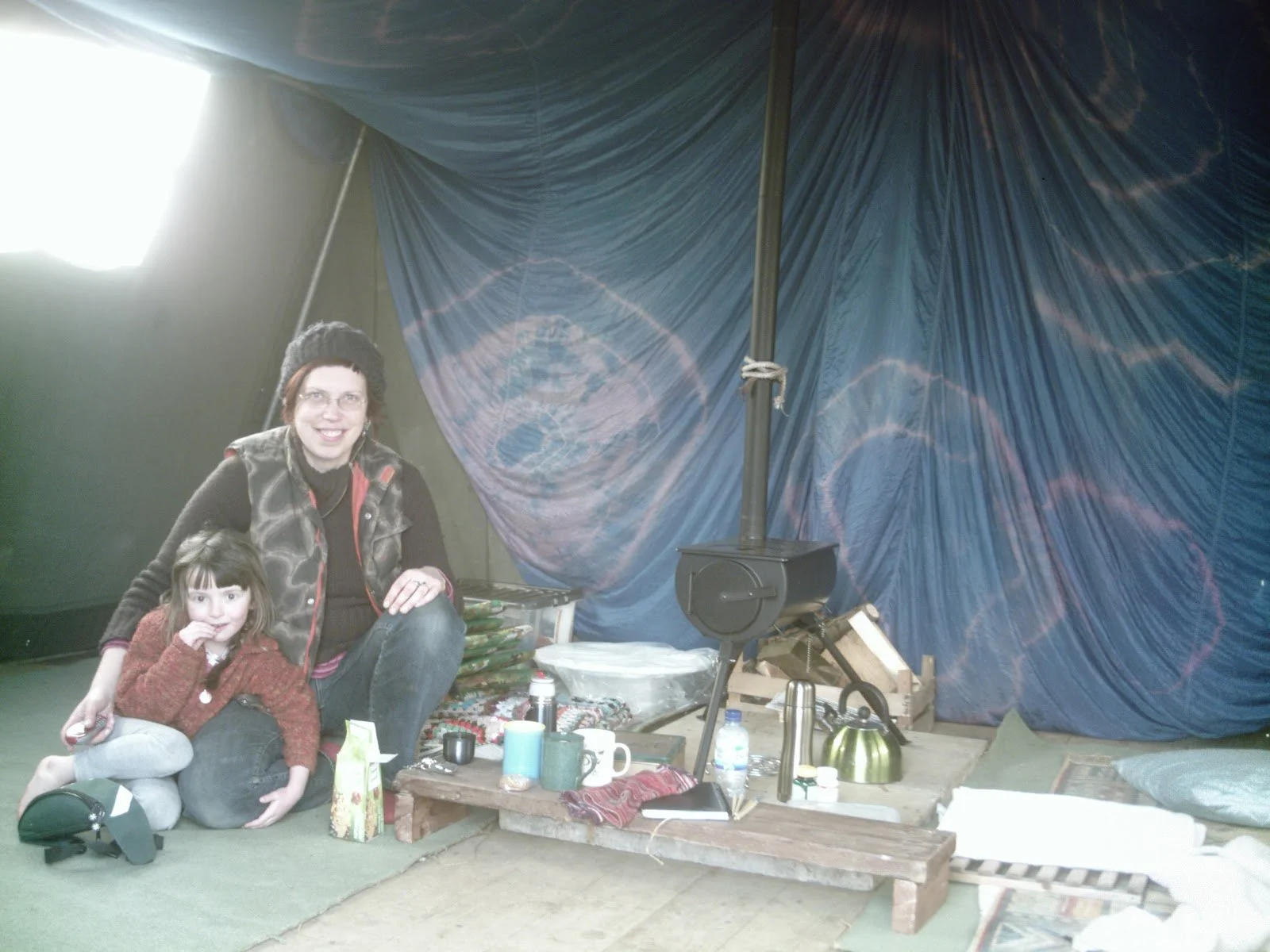 New tent, new stove, new beginings.