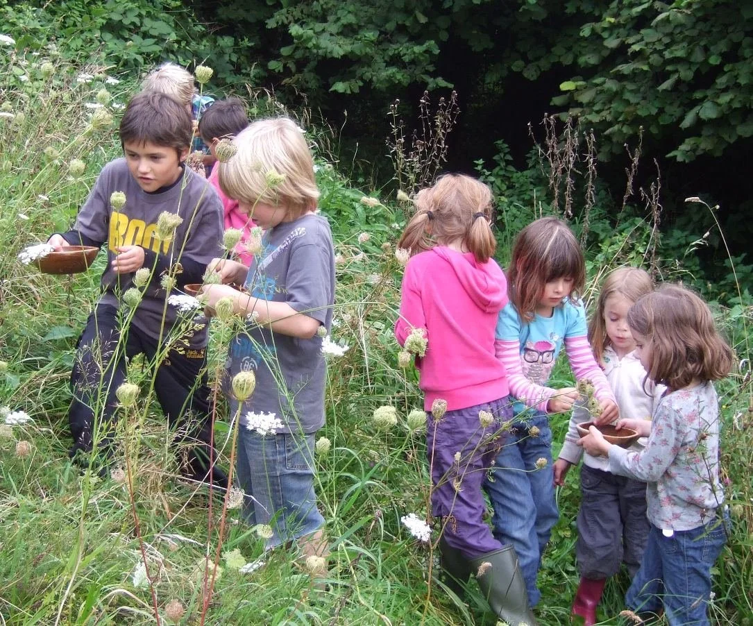 First day back - making seed bombs!