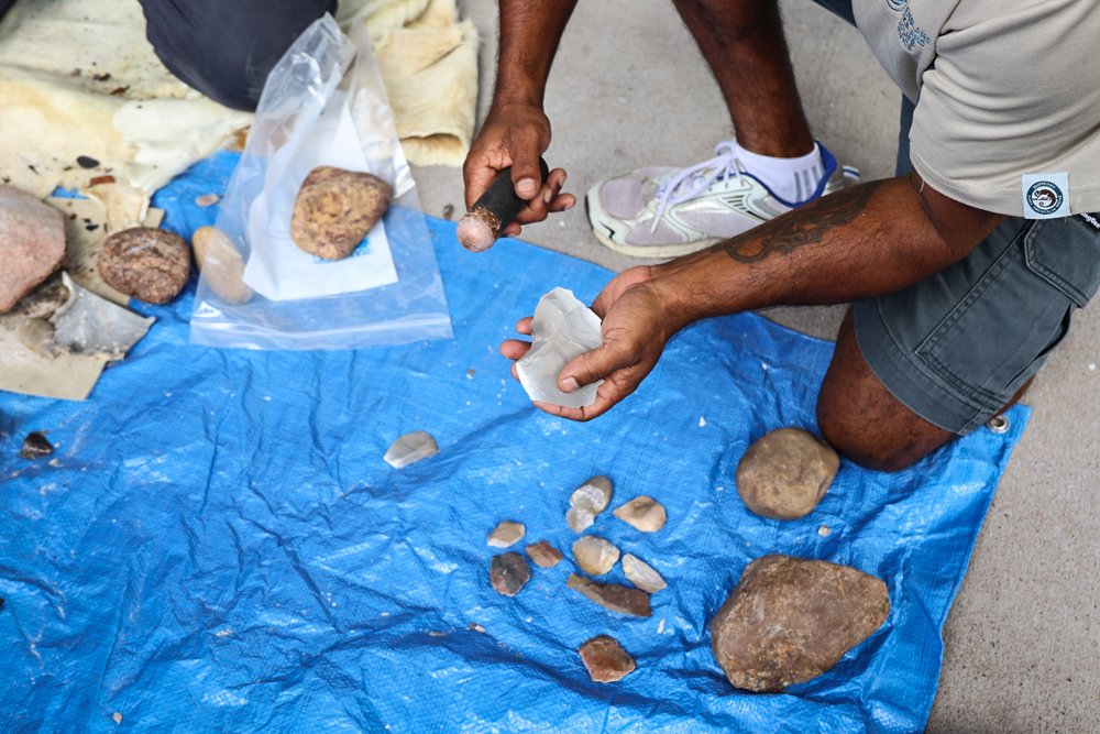Stone Tool Workshops — Everick Foundation archaeology and cultural ...