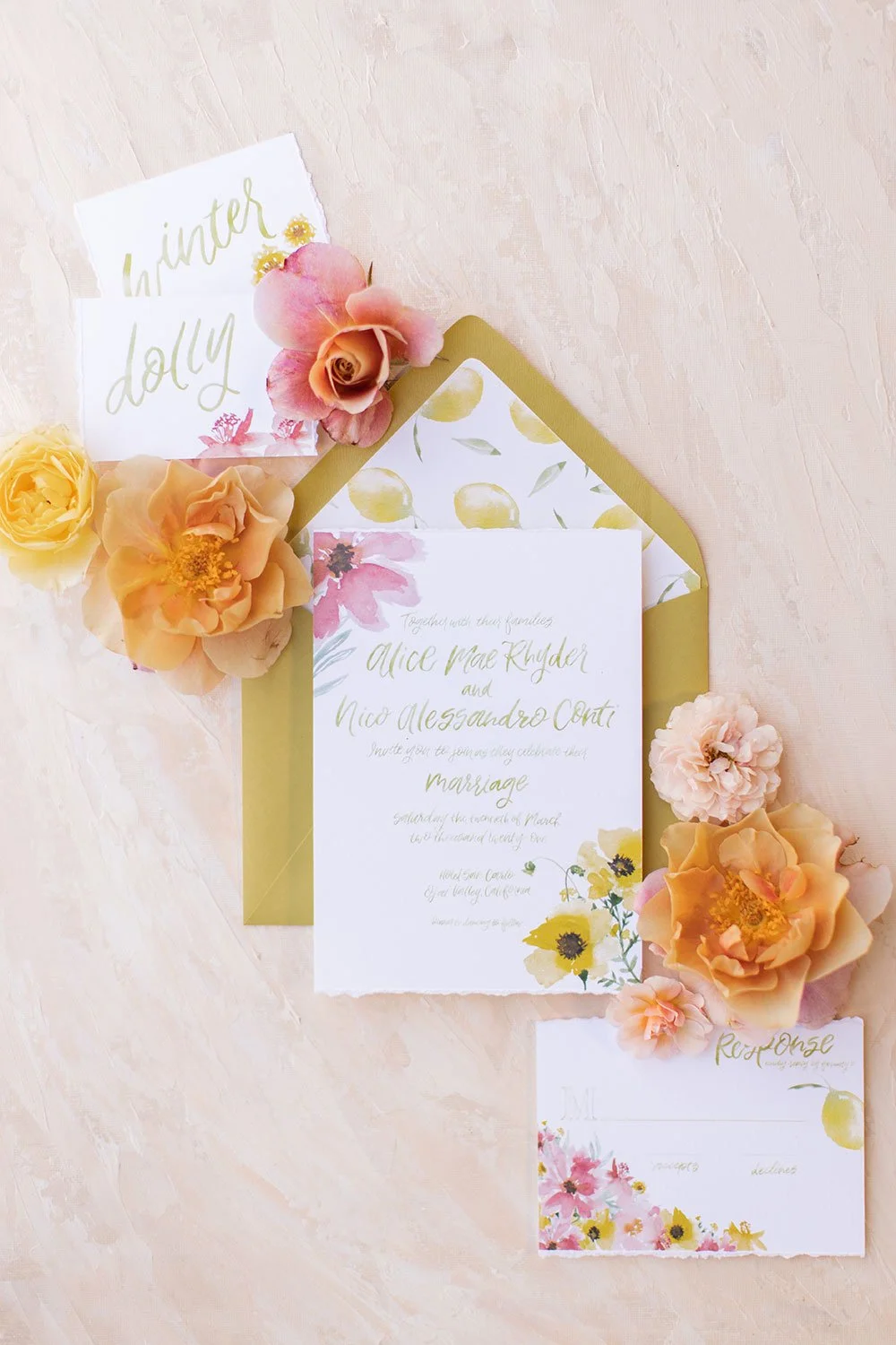 Flat Lay Styling: 3 Wedding Invitation Layouts to Master