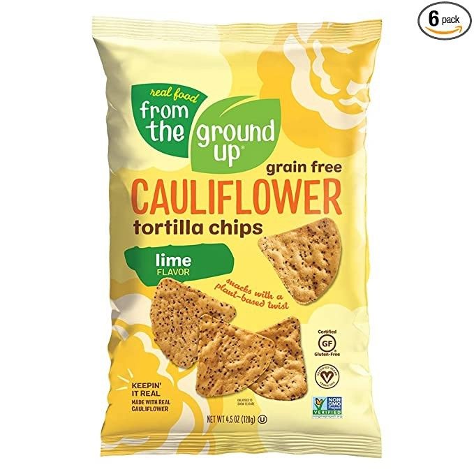 Cauliflower tortilla chips
