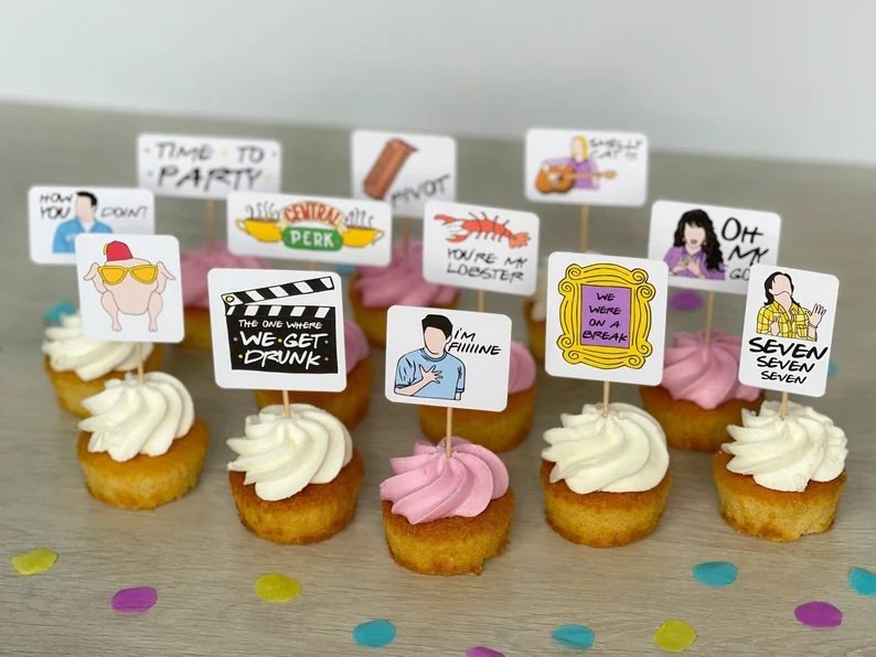 Friends cake toppers￼