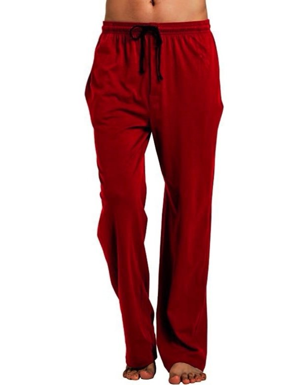 Red lounge pants