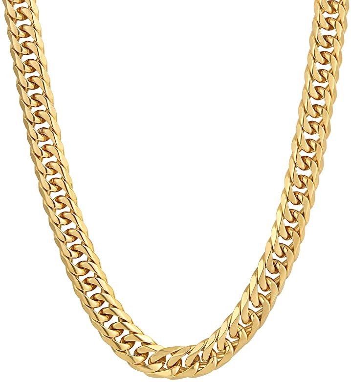 Gold link chain 