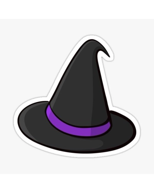 Witch Hat sticker