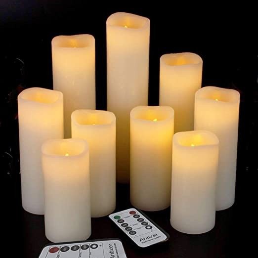 Candle set with remote￼