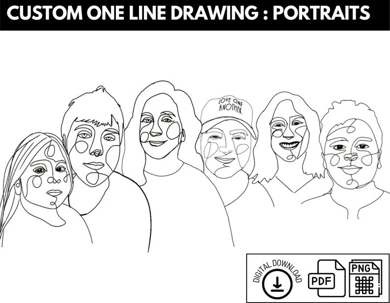 Custom 1 line drawing
