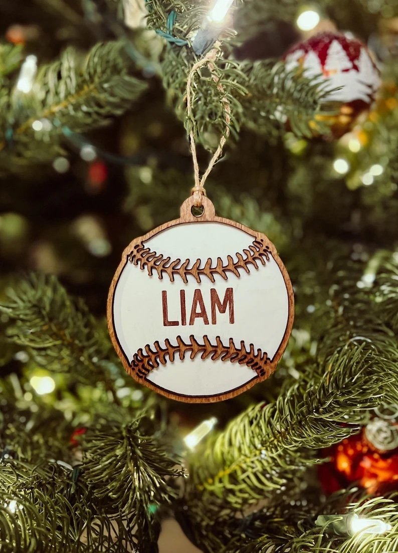 Baseball Ornament