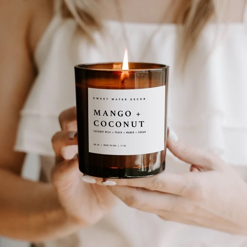 Mango + Coconut Candle