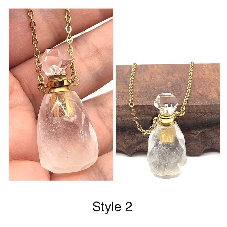 Crystal Bottle Necklace 