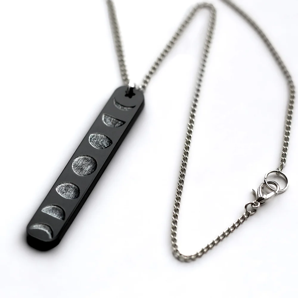 Traxnyc Logo Silver Moon Cut Chain Traxnyc Logo Moon Cut Silver Chain Link  Chain Laser Cut