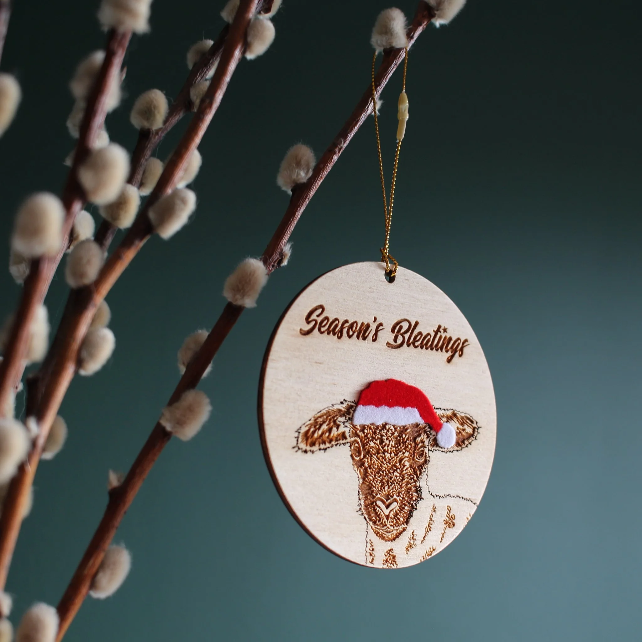 Lamb Christmas Tree Ornament