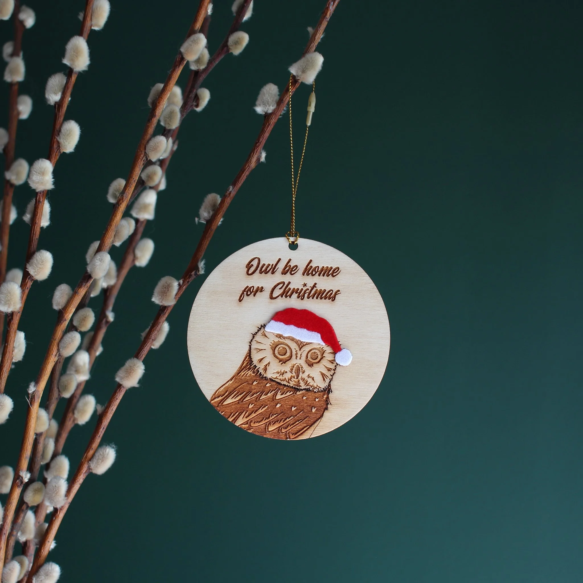 Owl Christmas Tree Decoration