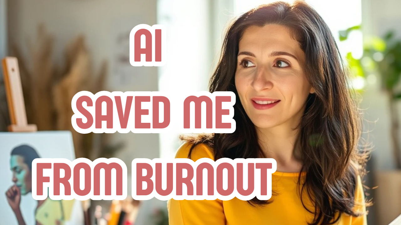 Watch my video: How I Defeated Content Burnout with AI (My 2023 Transformation Story)