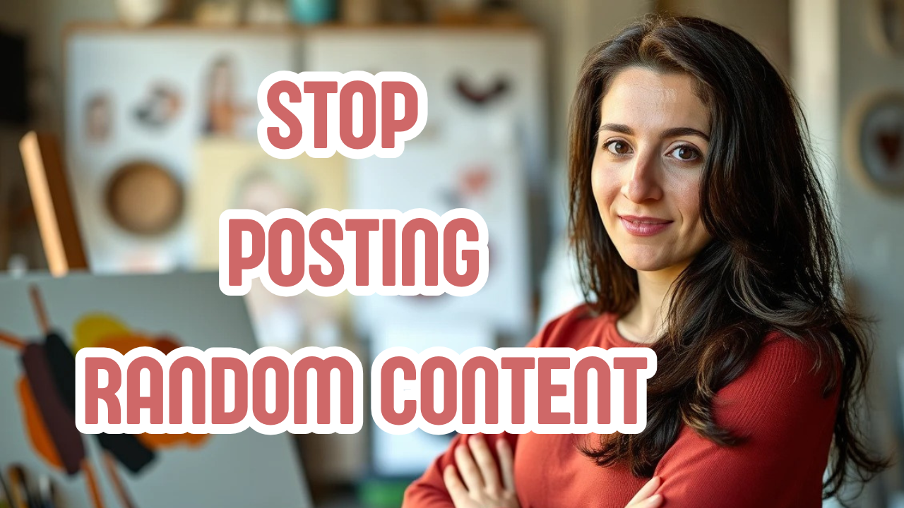 Watch my YouTube video: "Stop Guessing What to Post"