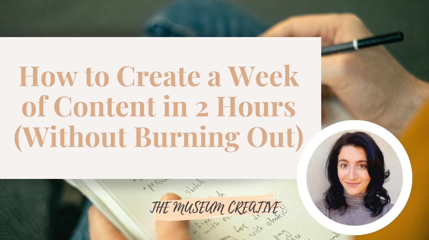 How to Create a Week of Content in 2 Hours (Without Burning Out)