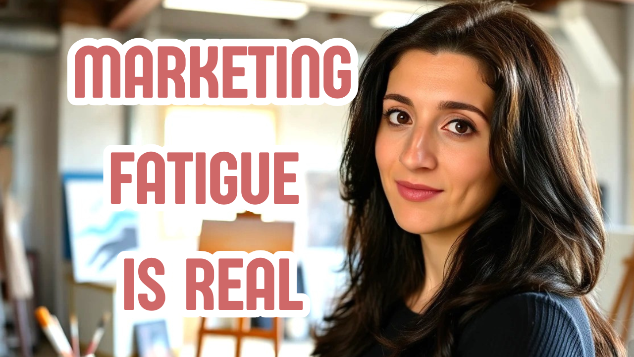 Watch my YouTube video: From Overwhelmed to Consistent: My Content Marketing Story
