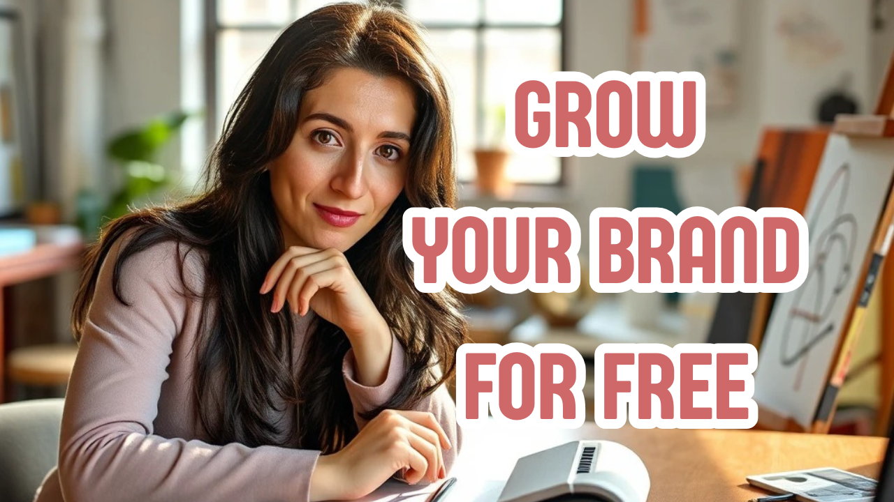 Watch my YouTube video: Build Your Online Presence as an Art Brand Without Spending a Dime
