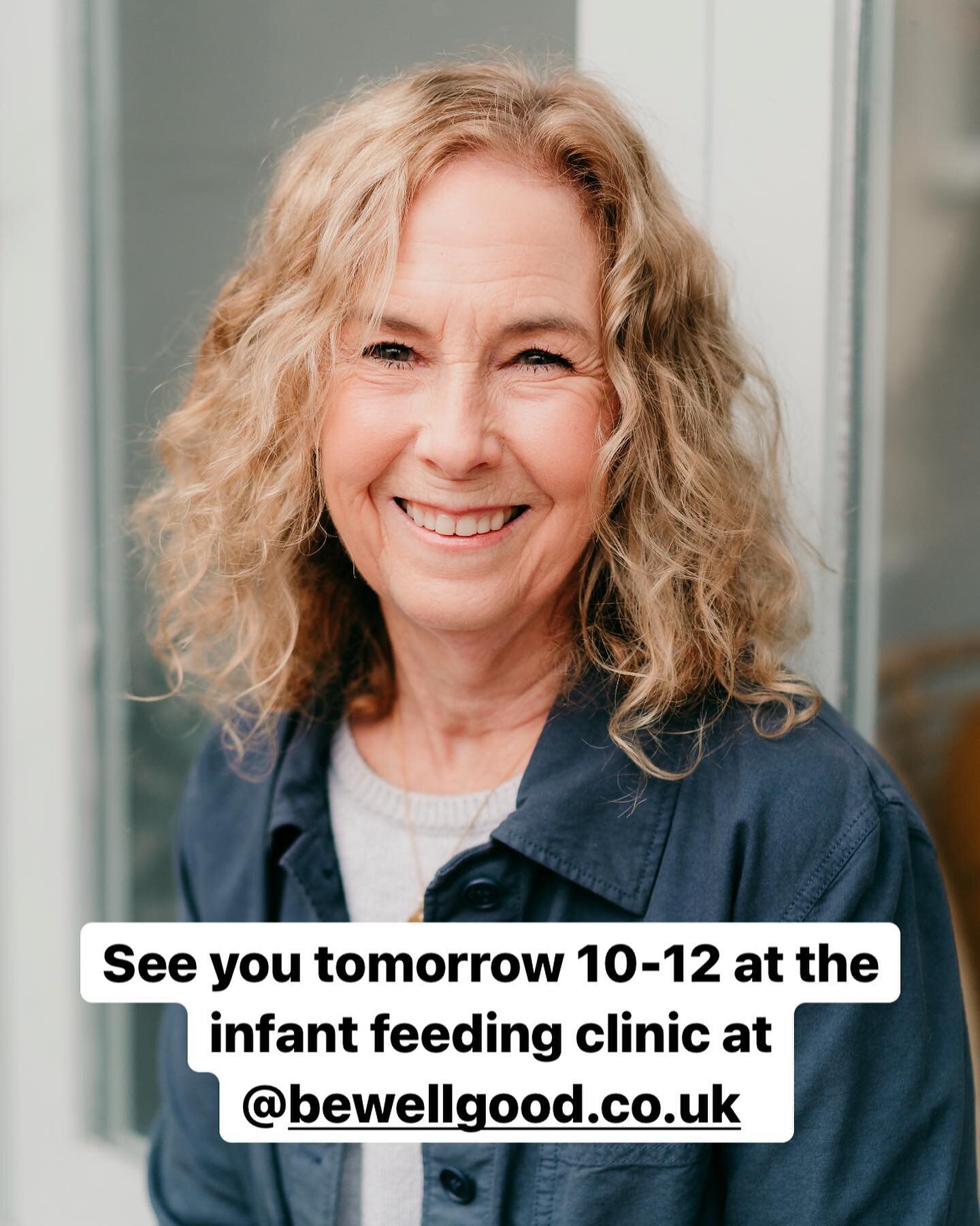 See you tomorrow - 29th July - for our weekly infant feeding clinic. Any questions welcome, big or small, @surreybreastfeeding are here to support you and your baby. Totally free, no need to book, just drop in anytime. Location: Well &amp; Good, 1 Hi