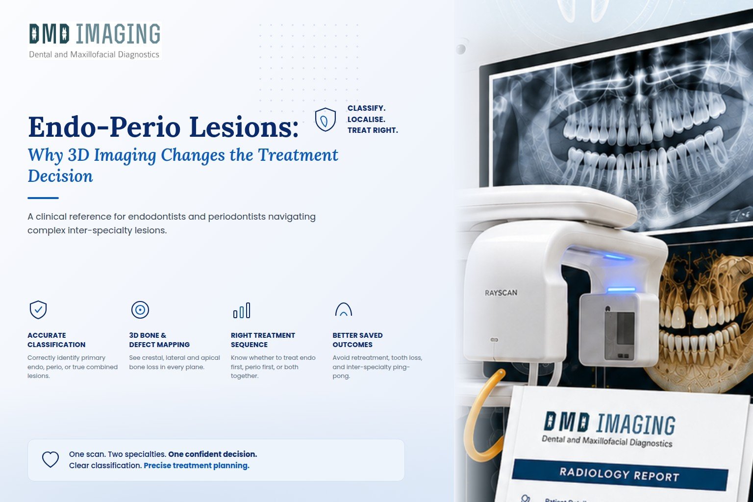 Endo-Perio Lesions: Why 3D Imaging Changes the Treatment Decision Every Time
