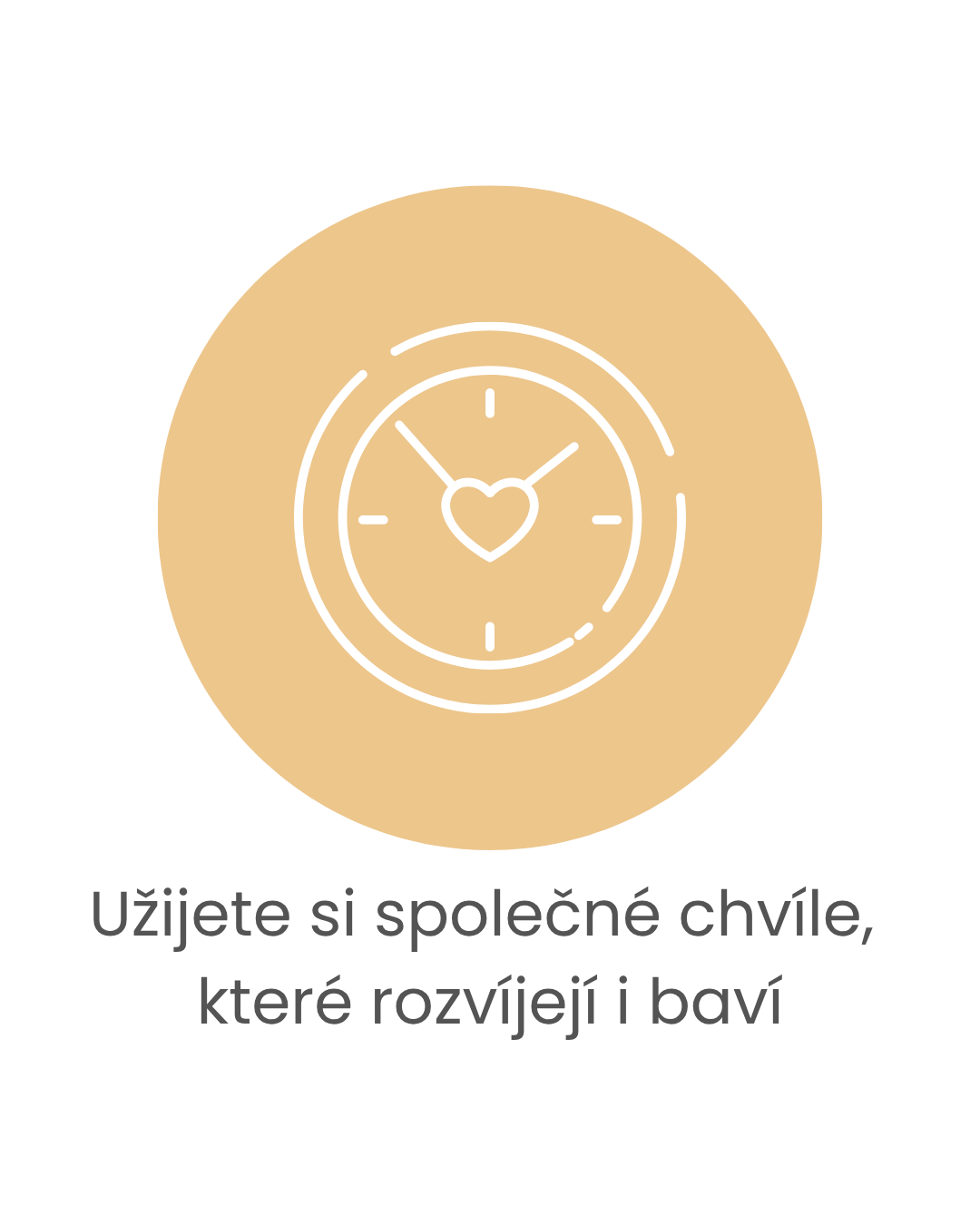 Ikona společně stráveného času rodiče s dítětem během lekce BabYogy.