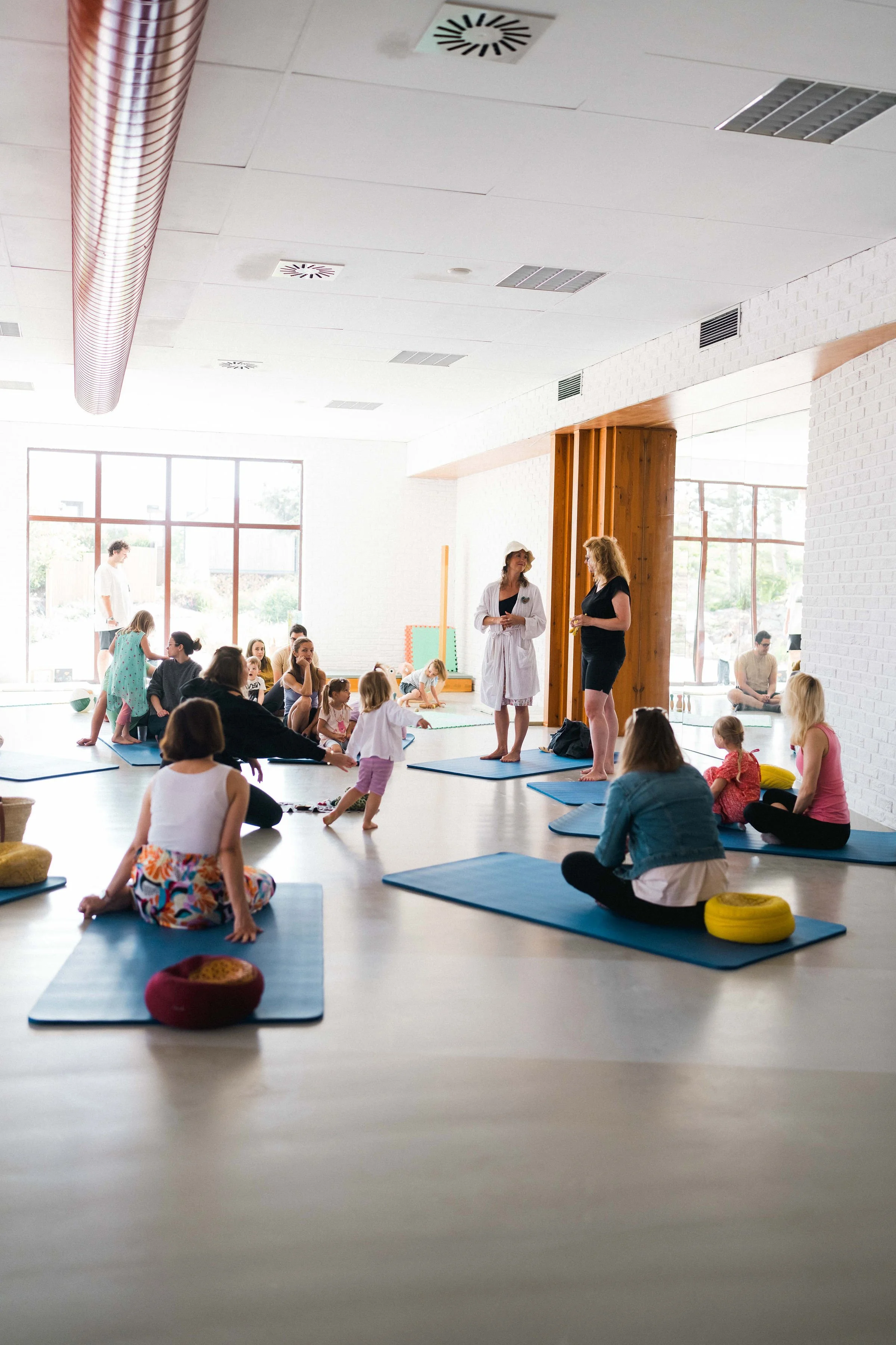 Wellness v přírodě pro rodiny s dětmi v resortu PO.SPOLU nedaleko Prahy.