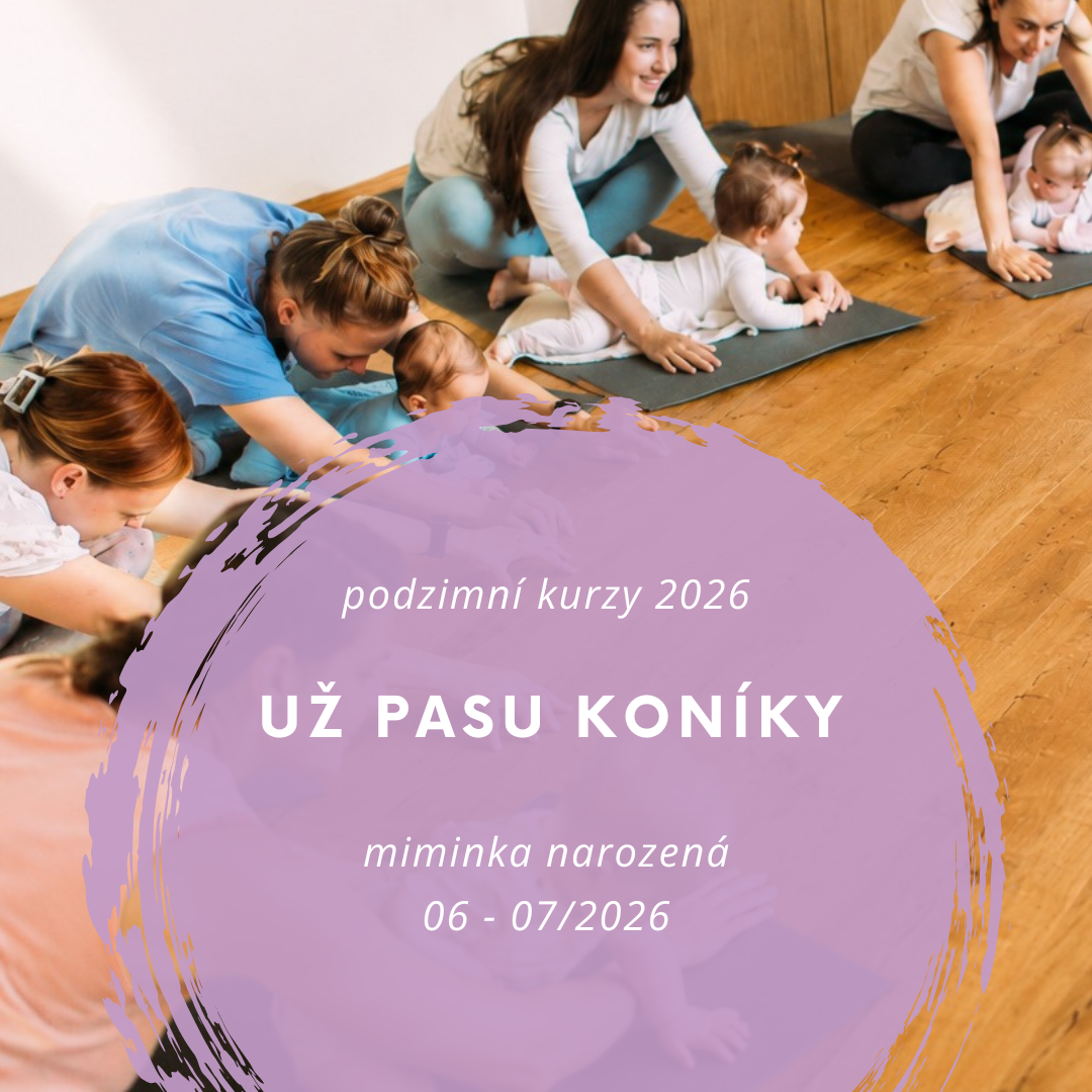 Podzimní kurzy cvičení pro miminka a děti od 2 měsíců do 6 let zaměřené na psychomotorický vývoj a senzomotoriku.
