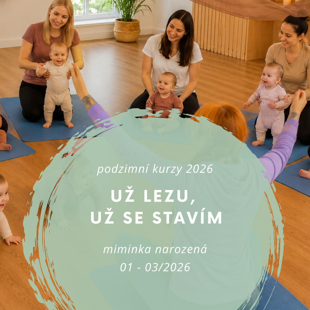 Podzimní kurzy cvičení pro miminka a děti od 2 měsíců do 6 let zaměřené na psychomotorický vývoj a senzomotoriku.