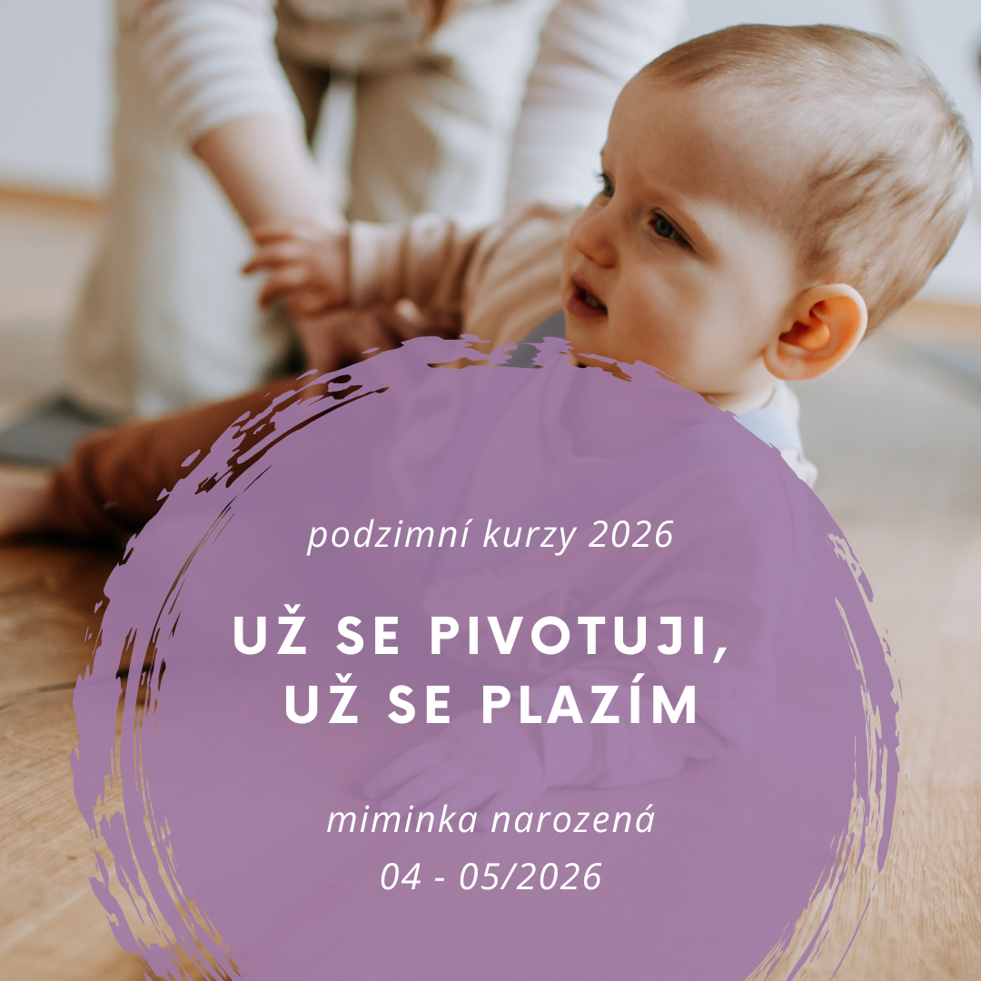 Podzimní kurzy cvičení pro miminka a děti od 2 měsíců do 6 let zaměřené na psychomotorický vývoj a senzomotoriku.