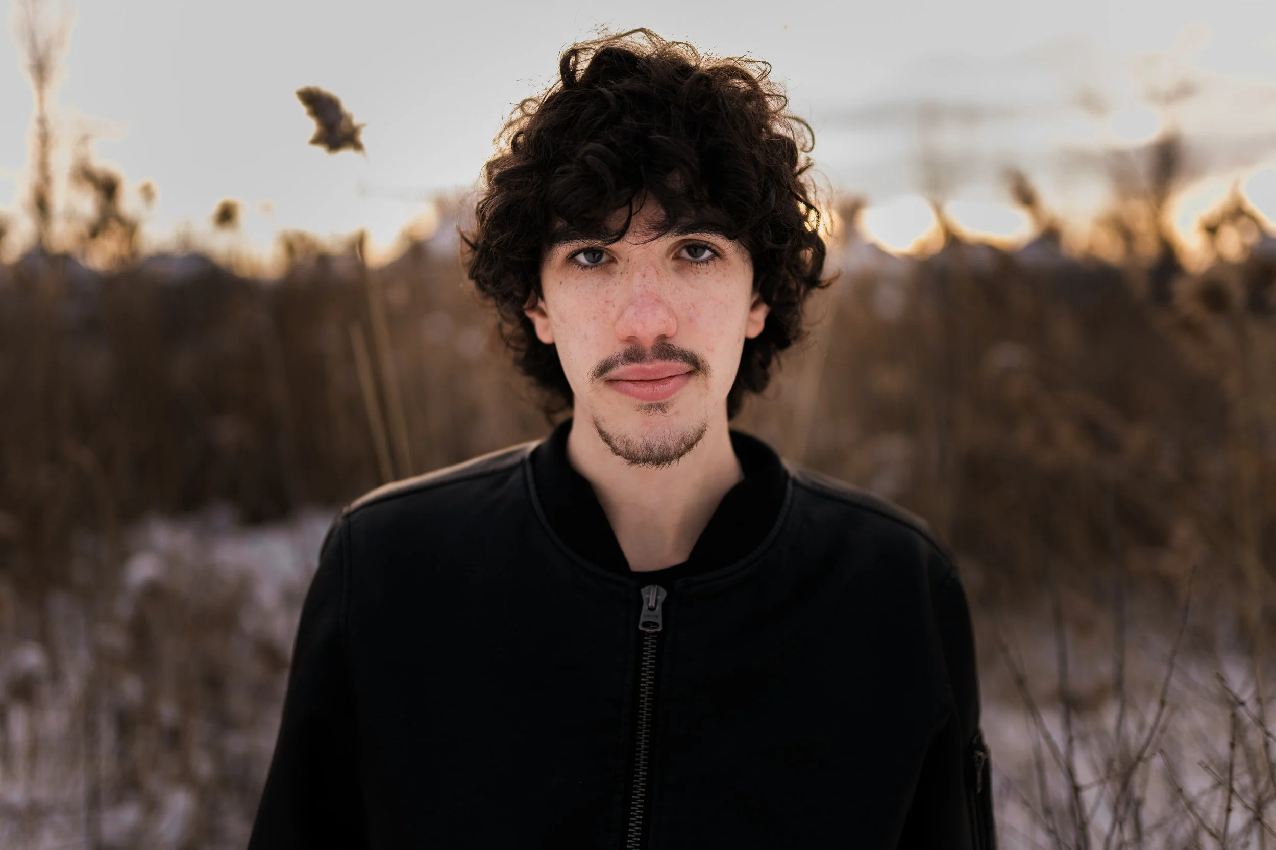 Chasing the last light.