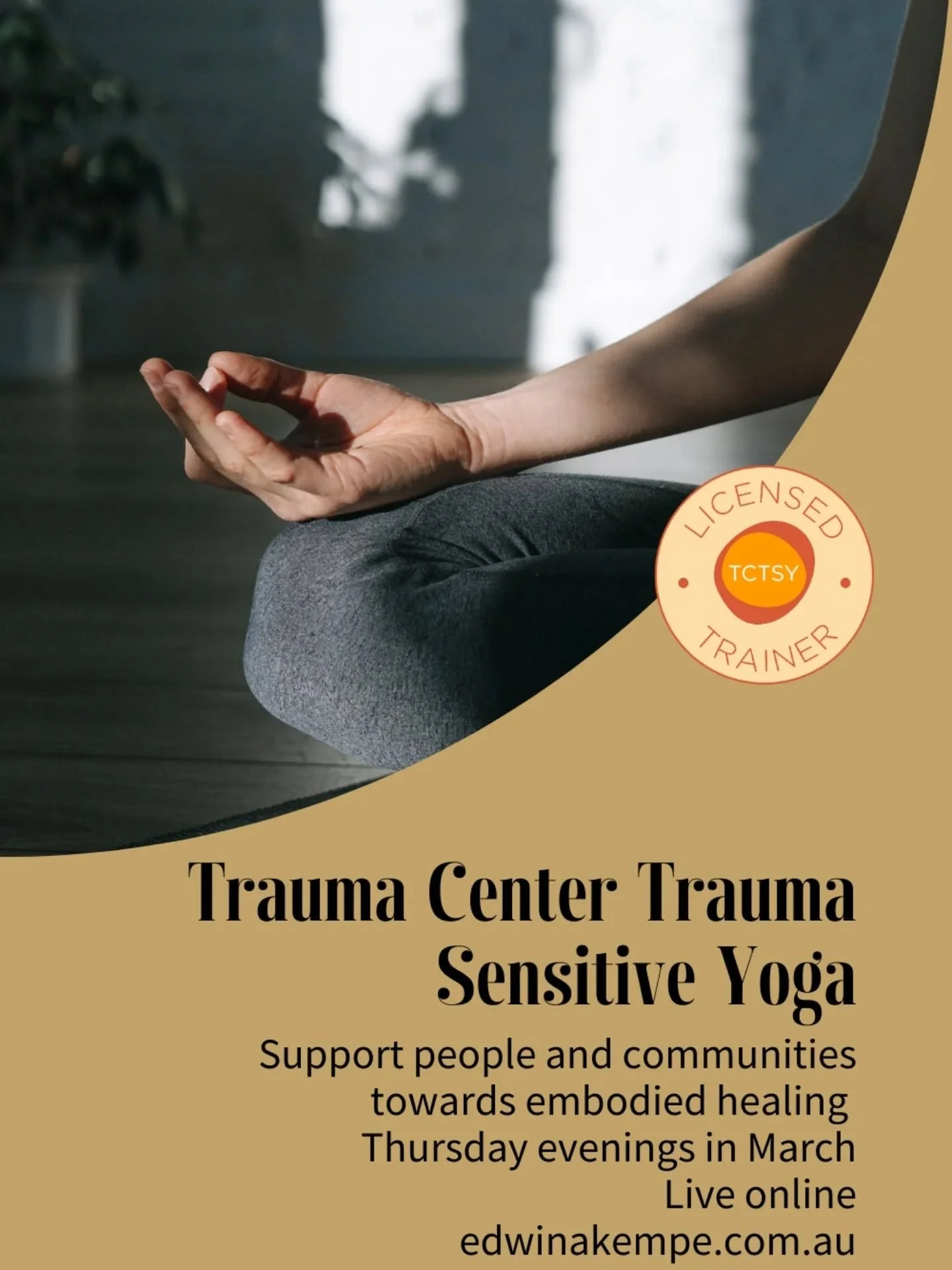 Training Update! 
First training opportunity for 2026. 
Run online over 4 Thursdays in March from 6pm to 9pm AEDT Sydney time with additional resources, recorded webinars and weekly prompts and check ins.

I love offering this training in @tctsy from