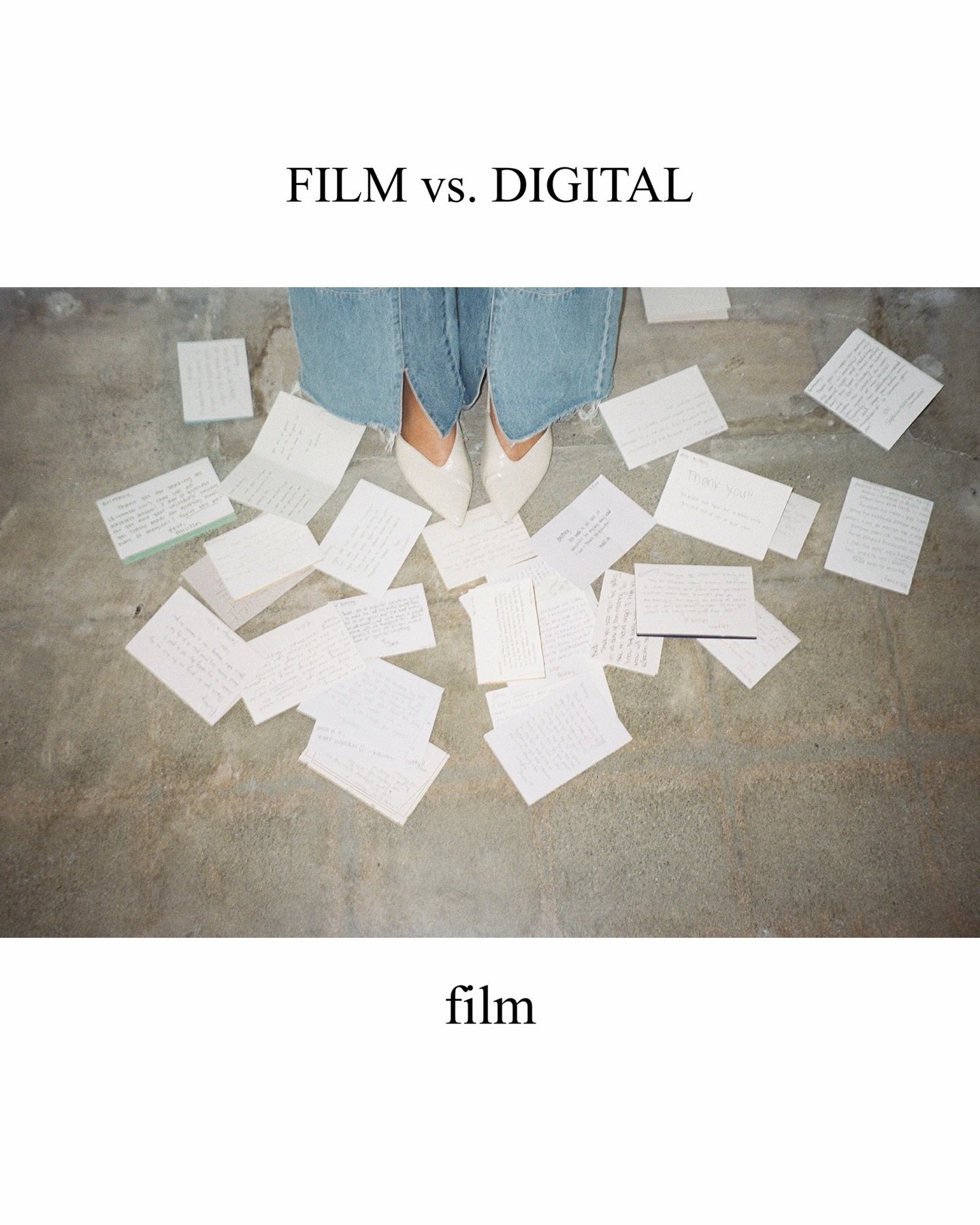which do you feel more aligned with?! #filmvsdigital #filmphotography