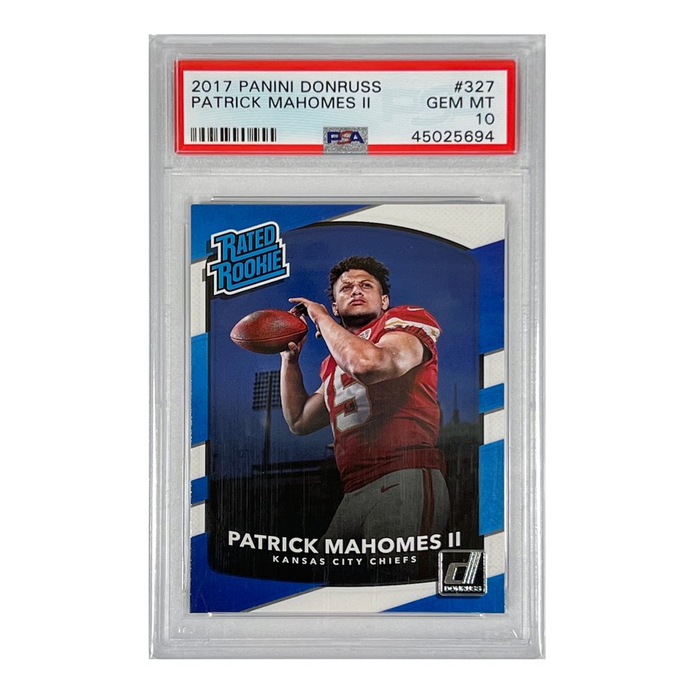 patrick mahomes baseball card