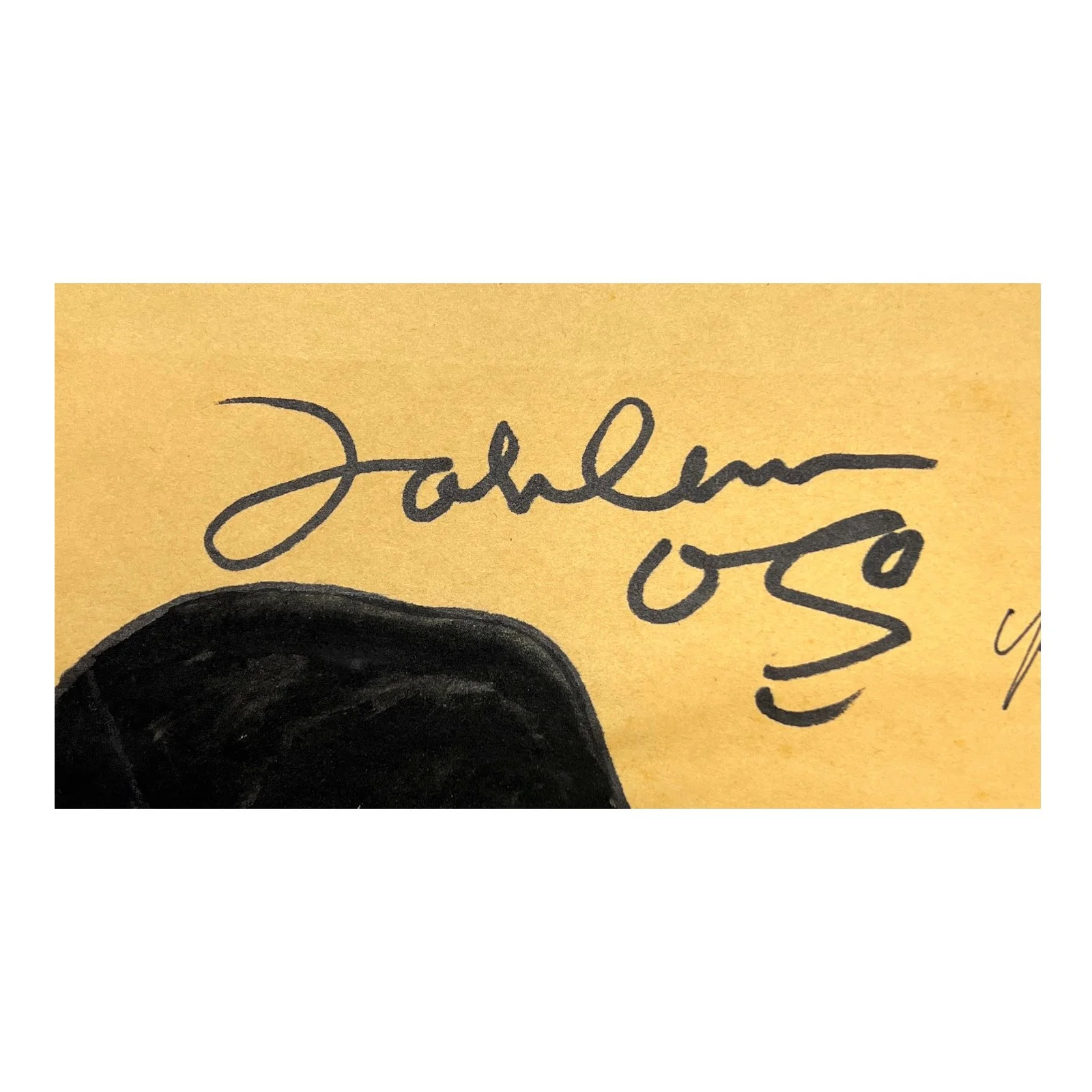 Beatles Yellow Submarine Hand-Painted Marker Drawing, Signed by John Lennon, Yoko Ono, Paul McCartney, Linda McCartney, Ringo Starr, George Harrison, Bill Hanna, and Joe Barbera-1.jpg