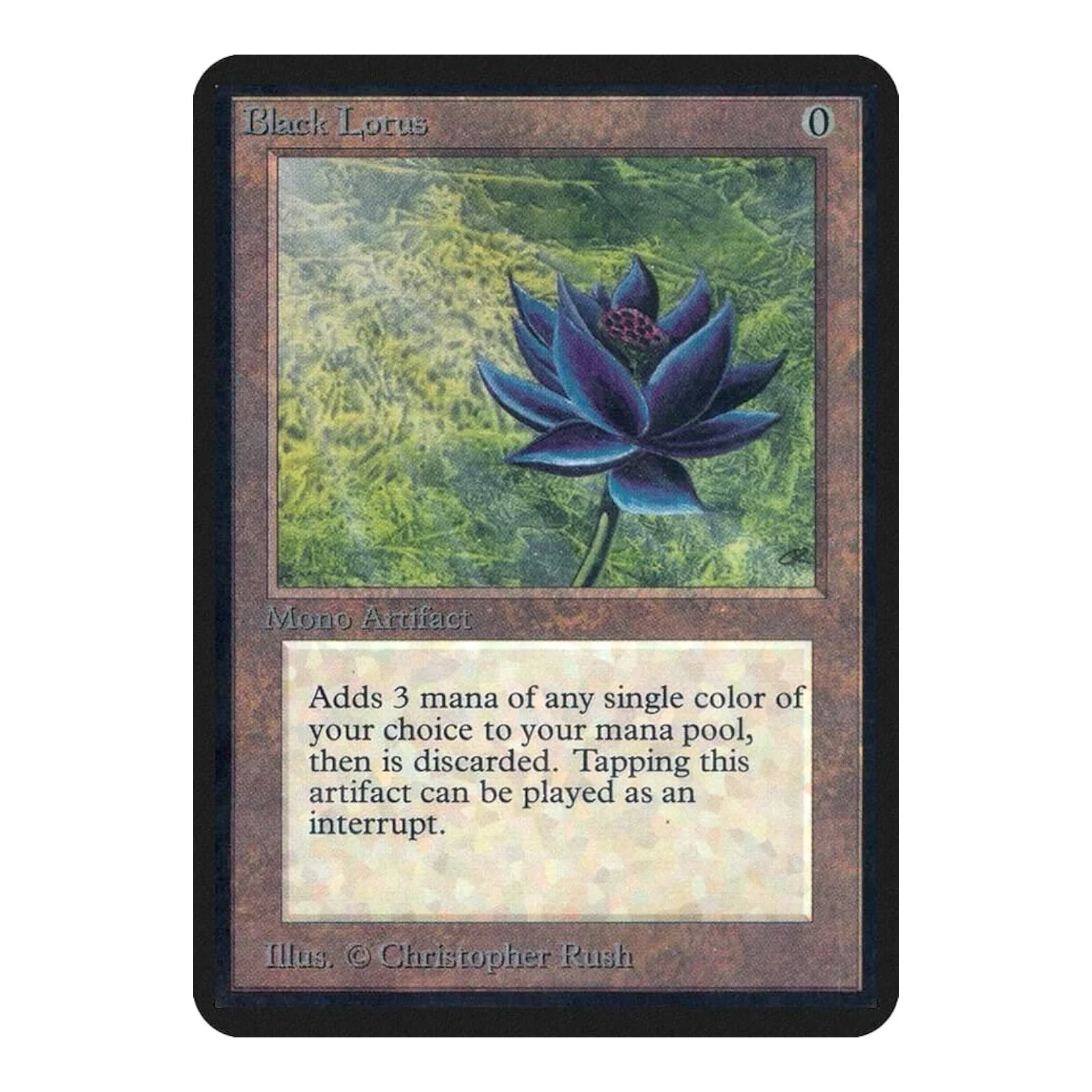 Magic: The Gathering Alpha Black Lotus — Print Characteristics, Card Stock Structure, and Authentication Risk