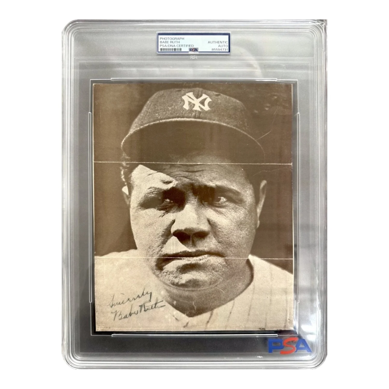 Babe Ruth Signed Photograph — A Defining Piece of Baseball History ...