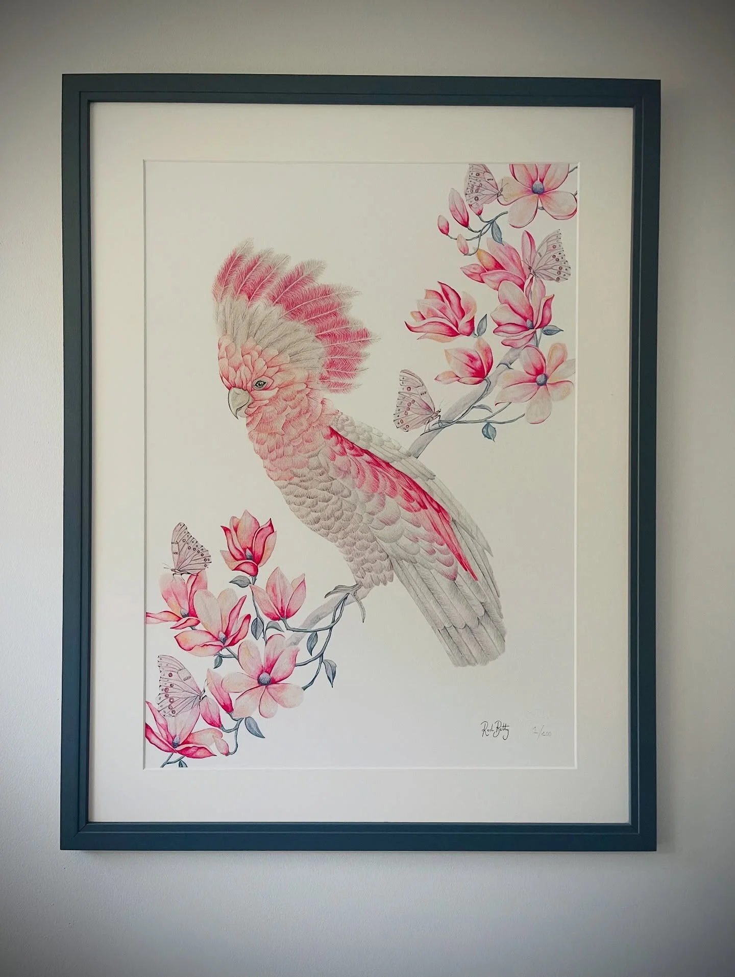 @naturalquirkscollection 🌸💖

Limited Edition Print Serenity
Thank you to @mhorag17 for sharing Serenity print beautifully framed in its new home. 

Originated with watercolours and re-produced as
LimitedEdition Prints to buy.

FINE ART GICL&Eacute;